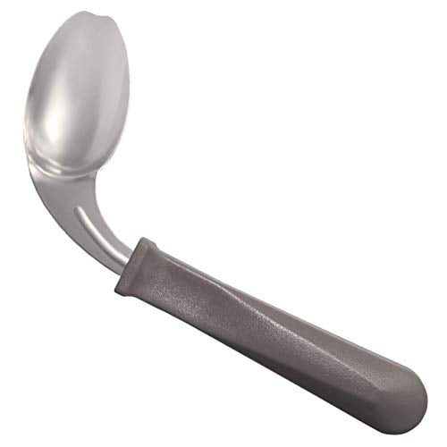 Rehabilitation Advantage Stainless Steel Gray Left handed Easy Hold