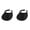 Black, variant on 1/2/4Pcs 21.6-23.2 Inch Sun Visor Hats for Women Summer Wide Hat Clip On - Stretch Adjustable Lightweight Outdoor Visors, Cotton Linen -On Cap - For Sports Running & Cycling