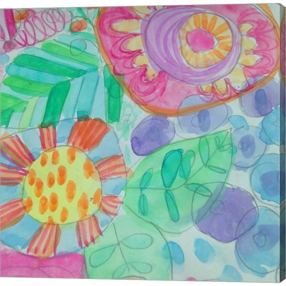 Great Art Now Floral by Valerie Wieners, Canvas Wall Art, 24W x 24H