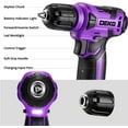 thumbnail image 5 of Tool Set: Tool Kit with 8V Cordless Drill, Hand Toolbox with storage case, Tool set for Home Repairs 126 Piece, 5 of 7
