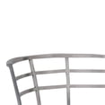 thumbnail image 3 of Home Square 30 Inch Height Barstool in Silver and Black - Set of 2, 3 of 4