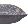 thumbnail image 3 of Violet Linen Victoria Chenille Abstract Haxegon Design, Polyester Jacquard, Blue, 18 Inch by 18 Inch, Decorative Throw Pillows, 3 of 5