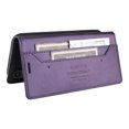 thumbnail image 2 of Allytechgroup Wallet Case for iPhone XR, Slim Lightweight PU Leather Stand Flip Phone Case with Credit Card Slot Shockproof Protective Back Cover for iPhone XR Women Men, Purple, 2 of 9