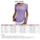 thumbnail image 4 of Camiseta de mujer de manga corta con cuello redondo y cordón lateral holgado, Top informal de verano para mujer, 4 of 6