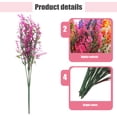 thumbnail image 3 of unbranded 12Ud Flores Falsas Lavanda Realistas De Plástico Multi Para, 3 of 6