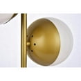 thumbnail image 5 of Living District Eclipse 2-Light Metal & Glass Table Lamp in Brass/Frosted White, 5 of 5