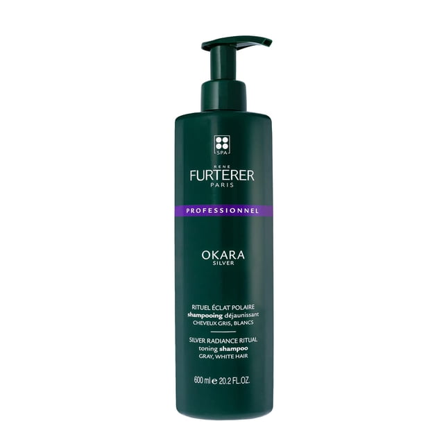 Champú Rene Furterer OKARA SILVER tonificante 600 ml para cabello rubio