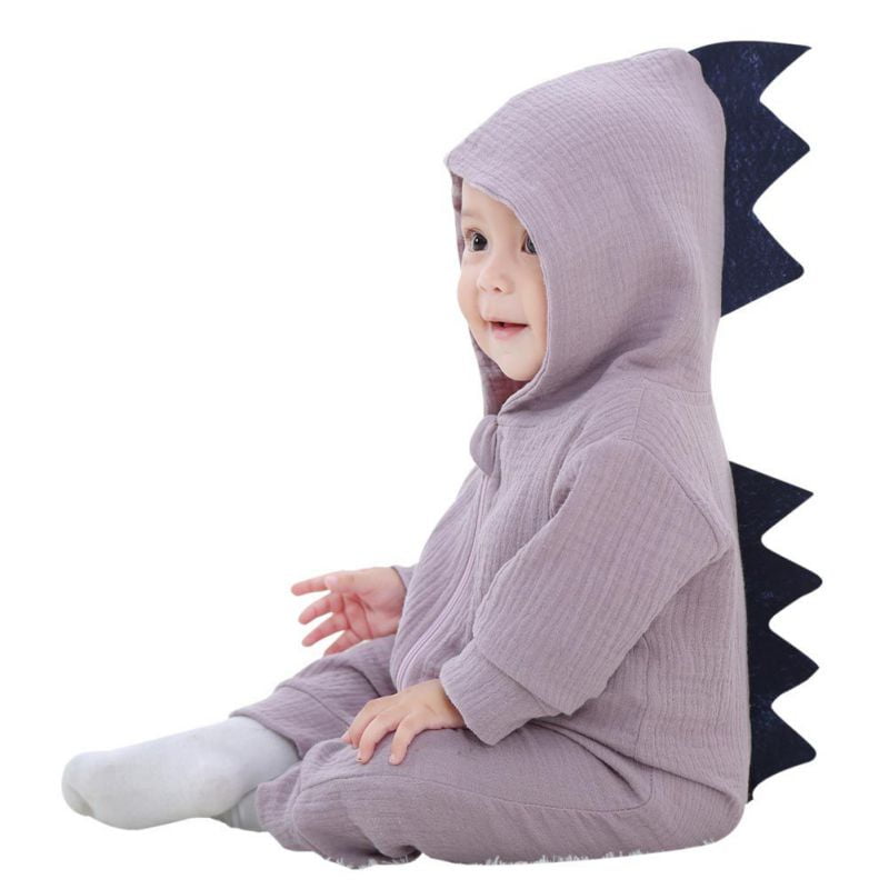 Kids Baby Boys Girls Warm Infant Romper Jumpsuit Bodysuit Hooded Clothes set 