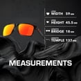 thumbnail image 5 of Oakley OO9417 Holbrook XL Square Shaped Polarized Sunglasses for Men - Includes Official Eyewear Kit - Black Ink Frame with Prizm Ruby Lens, 5 of 6