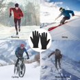 thumbnail image 5 of Gloves for Men Cold Weather Waterproof Fashion Men Driving Keep Warm Point Finger Windproof Winter Sprot Screen Gloves Winter Gloves Men Waterproof Winter Driving Gloves Men, 5 of 5