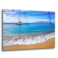 thumbnail image 2 of Epic Art 'Sailing Near Maui' by Jonathan Ross, Acrylic Glass Wall Art, 36"x24", 2 of 8
