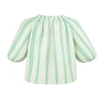 thumbnail image 2 of Blusa George para Mujer, Cuello V con Abertura en Costados Sage Talla G, 2 of 4