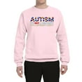 thumbnail image 3 of Wild Bobby, Autism Awareness Puzzle | Autism Is Not A Disablity It's A Different Abilty Inspirational Christian Unisex Crewneck Graphic Sweatshirt, Light Pink, Medium, 3 of 5