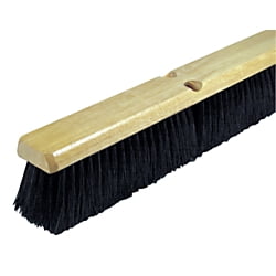 Wilen Black Tampico Push Broom, 18