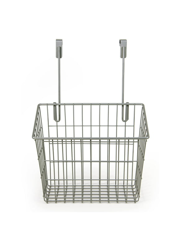 Mainstays Over the Cabinet Grid Basket, Medium