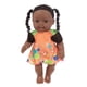 thumbnail image 1 of Muñeca bebé negra de 30 cm, realista, con pelo de mohair rizado | Cuerpo de algodón suave y uñas pintadas a mano | Accesorio de fotografía y coleccionable, 1 of 1