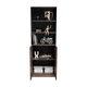 thumbnail image 3 of Librero Home Wengue con Cinco Entrepaños y Dos Puertas Abatibles Virtual Muebles, 3 of 8