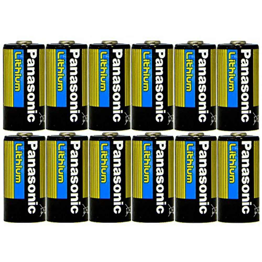 Panasonic CR123 CR123A 3V Lithium Battery x 12 Batteries