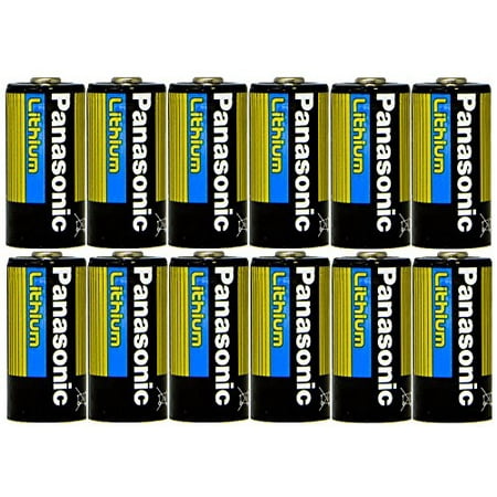 Panasonic CR123 CR123A 3V Lithium Battery x 12