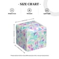 thumbnail image 4 of KLL Sequins Print Tissue Box Cover,Leather Tissue Holder Square Facial Tissue Case Facial Paper Organizer Dispenser for Bathroom, Vanity Countertop, 4 of 7