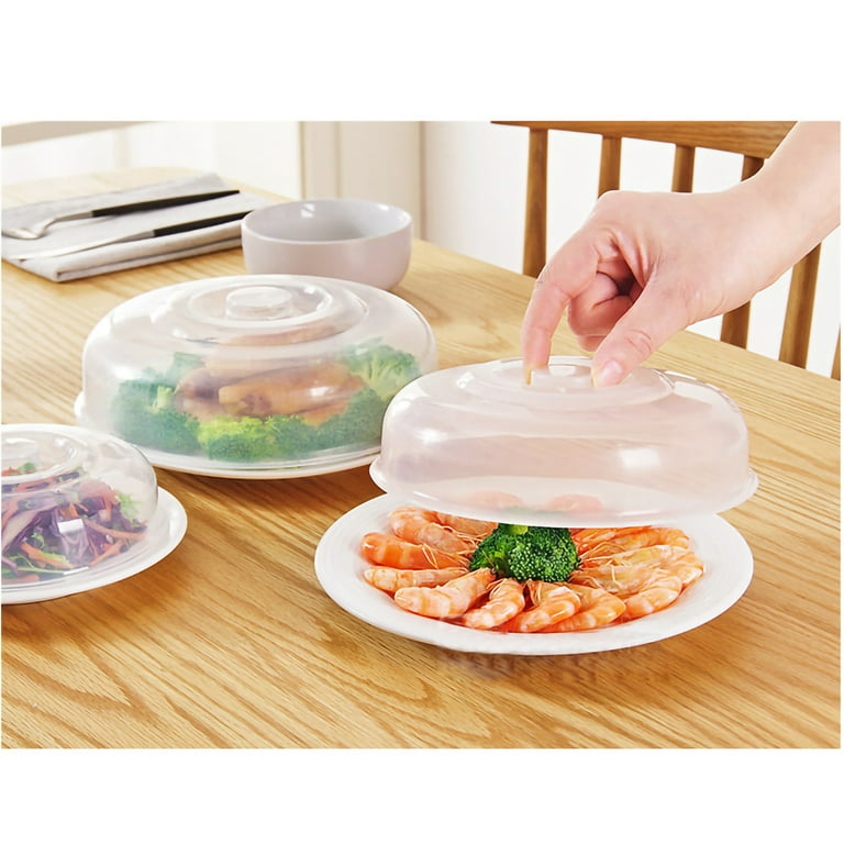 Microwave Cover Microwave Food Cover Microwave Splatter Cover Microwave Cover Transparency PP Material Food Protection Grab Design Safe Healthy
