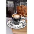 thumbnail image 3 of Bene Casa Porcelain 9 Piece Espresso Set with Iron Stand, 3 of 8