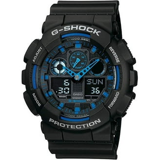 ✨CASIO✨カシオ✨G-SHOCK✨GA-100CB✨ブルー×ブラック✨腕時計 Casio G-Shock, Sports Watch, GA100CB-1A, Ana-Digi Black and Blue
