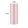 thumbnail image 3 of Baweave Portable Electric Kettle for Travel  3-in-1 Mini Car Kettle with Auto Shut-Off  Stainless Steel Water Heater for Tea and Coffee  400ml Capacity White, 3 of 8