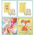 thumbnail image 2 of ATAIKU 2-7Y Little Girls 2-Piece Summer Pajamas 100% Cotton Short Pjs Set Kids Sleepwear - Fox, 2 of 8