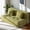 Green, variant on Folding Sofa Bed,Adjustable 6" Floor Sofa Bed,4 in 1 Tufted Folding Couch Bed Foam Floor Couch,Convertible Chair with Pillow for Guest Room,Single,Dark Grey