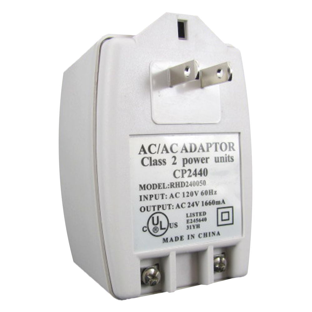 REVO 24VAC 40VA Plug in Transformer with Autoresetting PTC fuse