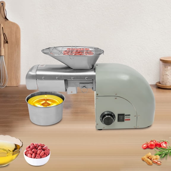 Silvery Oil Pressing Machine, Electric Oil Mill, Oil Extraction Machine with 95% Oil Yield