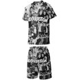 thumbnail image 3 of One Direction Boys Short Sleeve Mesh T-Shirt And Shorts Outfit Set Summer Clothes Set for Kids, 3 of 8