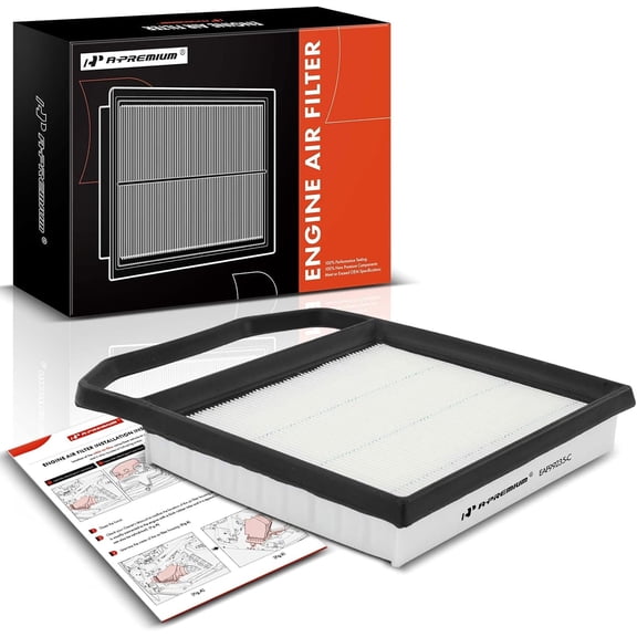 A-Premium 2-PC Engine Air Filter Compatible with Mercedes-Benz C450 AMG 2016-2016, CLS400, SL400 2015-2017, V6 3.0L