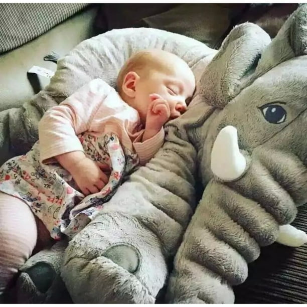 Almohada Elefante Antireflujo Peluche De Elefante Para Bebe