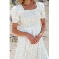 thumbnail image 6 of White  Tiered Floral Maxi Dress, 6 of 22