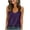 Purple, variant on Satin Tank Tops for Women V Neck Adjustable Double-Strap Vest Silky Casual Tops Spaghetti Strap Camisole Summer Basic Blouse Fashion Trendy Camisole Cami Tank Shirts Purple S
