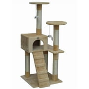 Go Pet Club F59 52 in. Classic Cat Tree Condo with Sisal Covered Posts
