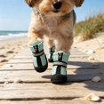 thumbnail image 4 of 4 Pcs Waterproof Dog Shoes with Reflective Straps, Breathable Non-Slip Boots for Large Dogs, Paw Protection for Daily Walking, 4 of 6