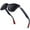 Matte Black Frame|Gray Lens|Red Rivets, variant on Men's Retro Polarized Sunglasses for Men UV400 with Rivets for Fishing Hiking Driving-2 Pairs