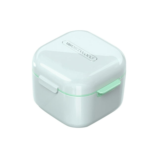 Agiferg Invisible Braces Storage Box Holder Storage Box Portable Orthodontics Portable Denture Storage Box
