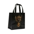 thumbnail image 2 of Loyerfyivos Christmas Black Color Handbag Non-Woven Shopping Bag Holiday Gift Gift Packaging Bag, 2 of 6