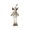 B, variante sur SPOORYYO Jouets en Peluche de Noël, Poupée Extensible Père Noël, Décoration Bonhomme de Neige Renne - Ensemble de Vacances Festif Tricoté