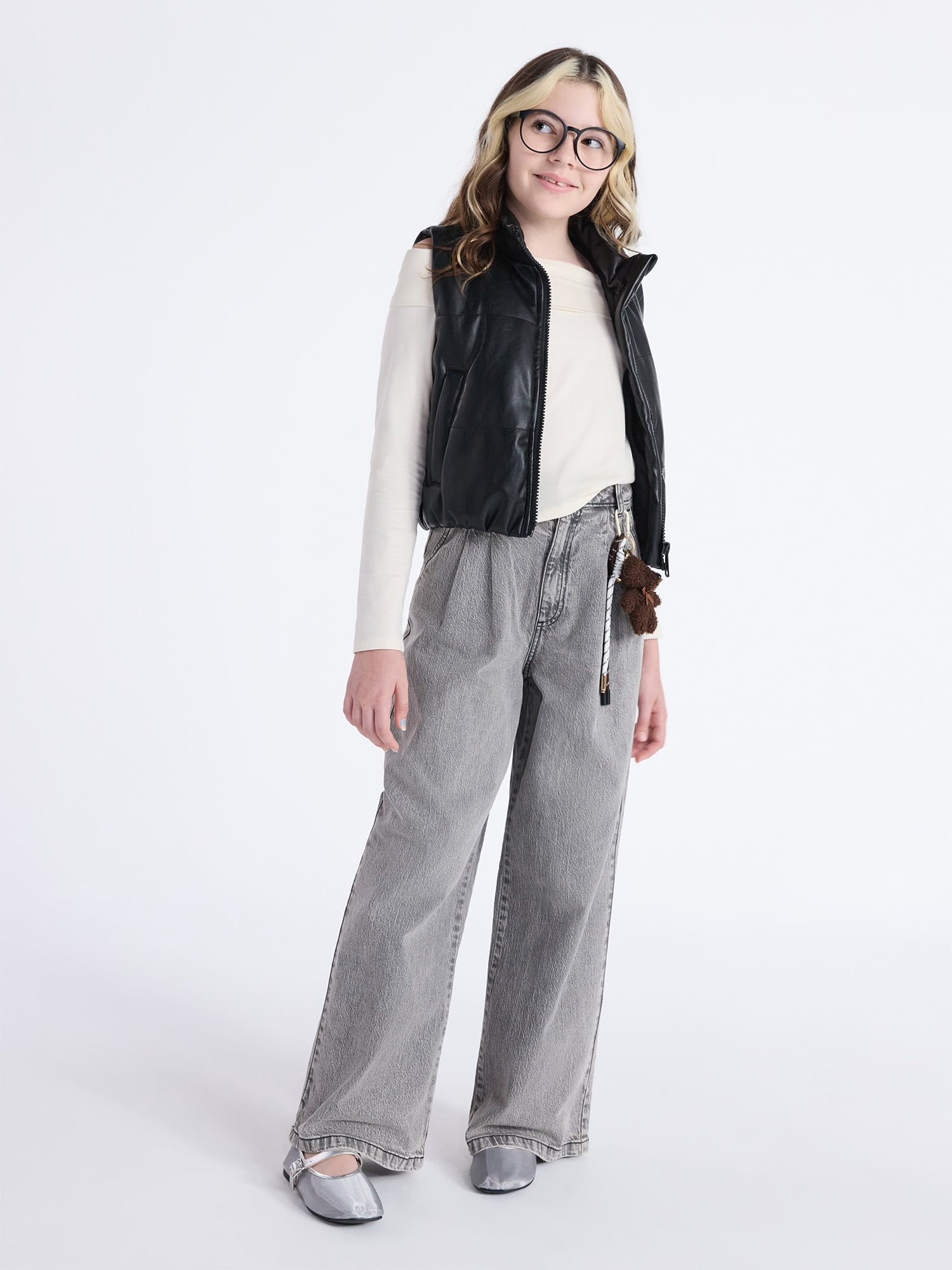 Weekend Academy Girls Puffer Vest, Sizes 4-18
