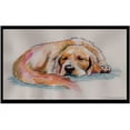 thumbnail image 2 of CafePress - Sleeping Golden Retriever -  Round Wood Ornament 4", 2 of 2