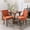 Orange Fabric, variant on Dining Chairs Set of 2, Kitchen & Dining Room Chairs, Fabric Upholstered Side Dining Chairs, Solid Wood Chairs Legs, Nailhead Trim, Thickened Fabric Chairs, Modern Furniture Chairs