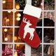 thumbnail image 1 of Decoración del hogar Medias de Navidad Fiudx Medias Papá Noel Muñeco de nieve Árbol de Navidad Colgante Bocadillos Dulces, 1 of 6