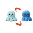 thumbnail image 1 of Plush Octopus Reversible Cute Flip Soft Toy Gift Happy Sad Pink Blue D, 1 of 1