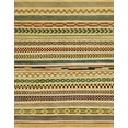 thumbnail image 1 of Ahgly Company Indoor Rectangle Abstract Light Brown Abstract Area Rugs, 6' x 9', 1 of 6