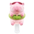 thumbnail image 1 of Funda para Cabezal de Palo de Golf Doble Pan Rosa con Peluche de Capibara Rana, 1 of 4